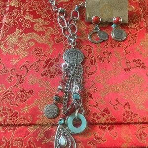 Necklace and earrings new